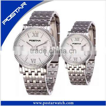 Sapphire Glass Auto Dated Couple Wrist Watches