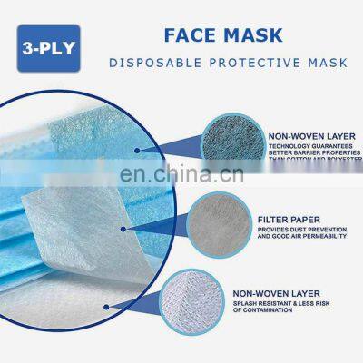 Wholesale Cheap Disposable 3 Ply Face Mask Macarillas Doctor Type ii r Mask photo-4