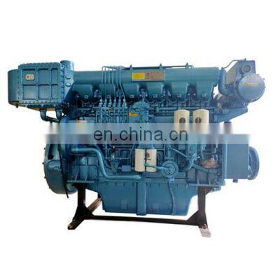 Genuine 397kw/540hp/1200rpm 6 cylinders   WEICHAI  machine diesel engine