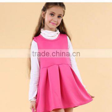 Girl air layer dress no sleeve vest dress casual dress