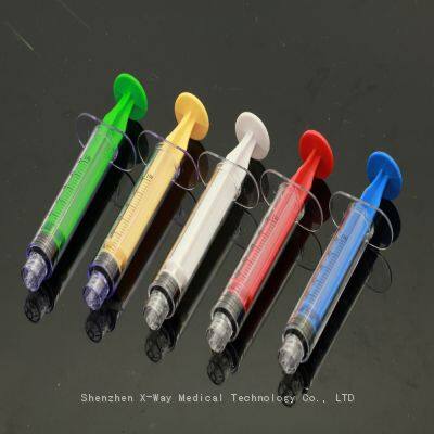 10ml 12ml 20ml Male Luer Lock Tip Connector Three 3-ring Syringe Dose Control Syringes, 10cc 12cc 20cc Luer Connection Injection Syringe by Hand Manual Ejector photo-3