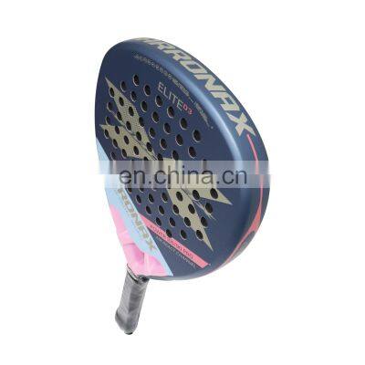 Factory Beach Tennis Padel Middle Balance Professional 3k Carbon Padel Paddle Racket photo-2