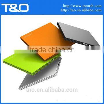 Custom ultrathin gift power bank 2500mah metal phone charger wholesale 