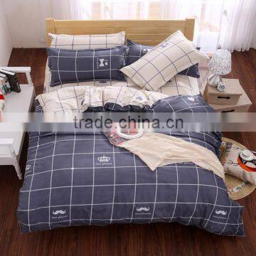 Very Cheap Wholesale Printed Polyester Fabric Monochromatic Bedding Set photo-2