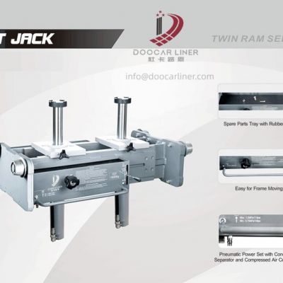 TGD-200 twin ram air hydraulic pit jack