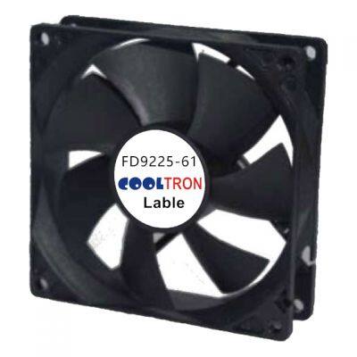 Most powerful 12v dc fan 92x92x25mm FD9225-61 Series