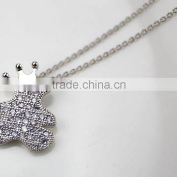 Trending Jewelry Accessories Finding Cute King Smurf Cartoon Pendant Necklace Children Gift Necklace photo-6