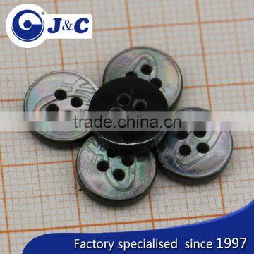 Brand Name Buttons Black Lip Shell Button for Shirt photo-5
