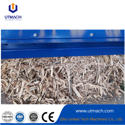 Advanced Wood Pallet Shredder With Magnetic Separation and Conveyor System