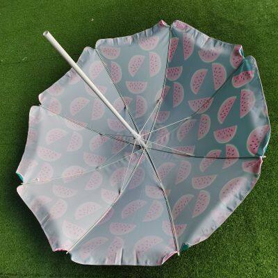 Beach Umbrella Manufacturer Customized Outdoor Leisure Sunshade Beach Sunscreen Umbrella Summer Seaside Special Sunshade Umbrella photo-2