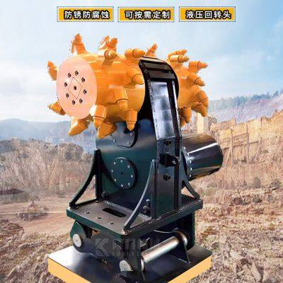 Excavators, milling machines, and excavators produce uniformly distributed material particles that can be directly used as backfill material