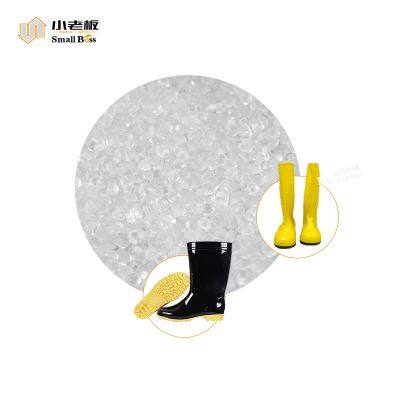 Crystal Soft Shoes Rain Boots Sandals Flexible Pvc Virgin Granules Compound Pvc Soft Crystal Granules