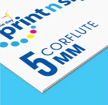 Versatile 5mm PP Corrugated Sign Panels – For Indoor & Outdoor Use