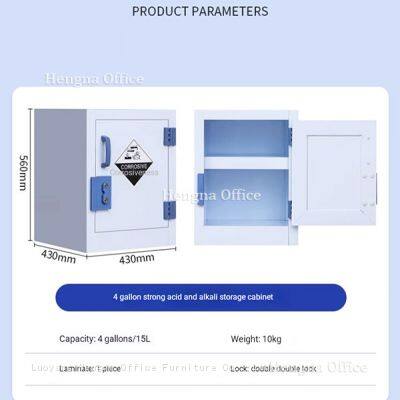 Global Standard PP Medical Cabinet-LCT257 With Double Door and 3 Adjustable Shelves for Petrochemical Research Stations photo-2