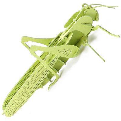 New DIY Grasshopper Insect Paper Puzzle Model Toys Paper Craft World 3D Creative Puzzle Kits