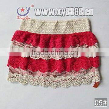 Embroidered Lace Sexy Mature Ladies Skirt