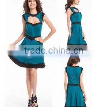 New Classy Audrey Vintage Black 1950's Swing Rockabilly Dress