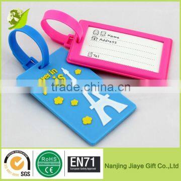 Soft PVC Luggage Tag Travel Tag