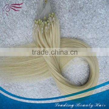 Good quality cheap remy hair weft with micro ring