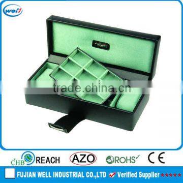 PU Foldable Cufflink Travel Box