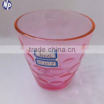 300ml glass drinking cups