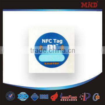 MDS60 PET Ntag213 Roll Blank /anti-metal NFC Sticker