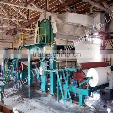 Napkin tissue paper making machine to make tissue paper for napkin