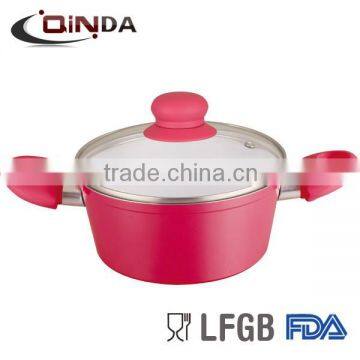 aluminum ceramic dutch oven with lid
