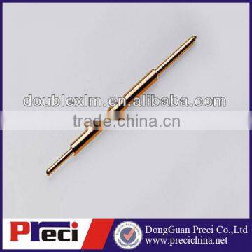 Electrical Precision medical equipment brass gold plated connector shaft pin