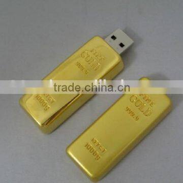 Hot Sale Golden Color Metal Usb Flash Drive With Full Capacity photo-3