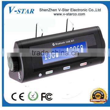 Sun Visor Bluetooth Handsfree Car Kit with Phone No. Display, Aux Bluetooth Car Kit with Car Charger