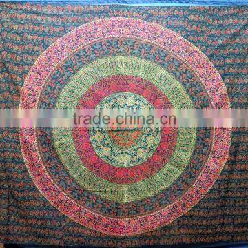 Bedspread Hippie Cotton Wall Hanging Boho Mandala Tapestry Ethnic Throw