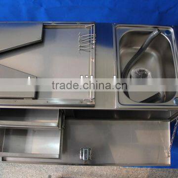 stainless steel tailgate kitchen