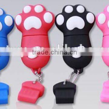 full color oem usb slippers shape usb flash disk pvc usb flash drive with custom logo