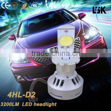 Warterproof IP65 Car Accessories 12V 24V g4 led headlight kit 6400lm for auto,motorcycle, Truck , Atv ,Suv