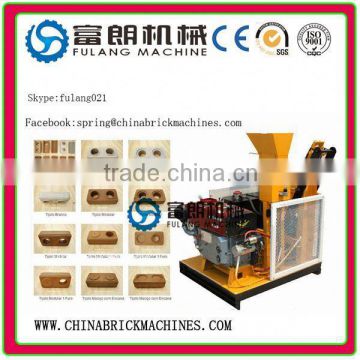 Hydraulic Concrete hydraform diesel engine portable concrete block making machine FL1-25