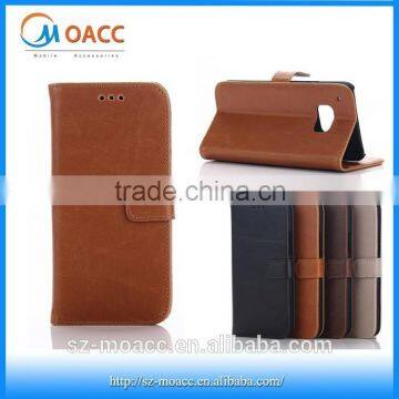 Flip leather wallet mobile phone Case For HTC one M9 with stand