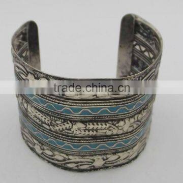 half bangle metal bangle pattern bangles burnished silver bangles