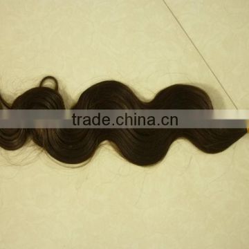 top selling and best quality i tip quality body wave 100% virgin indian hair