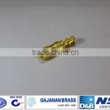 brass round terminal.
