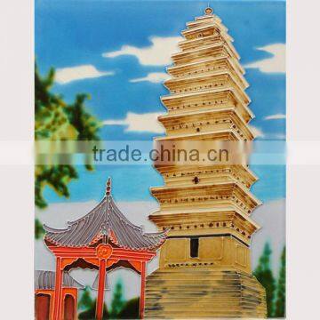 Decoration bedroom wall decor painting ceramic tiles souvenir