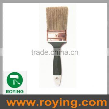 soft grip handle natural boar bristle brush