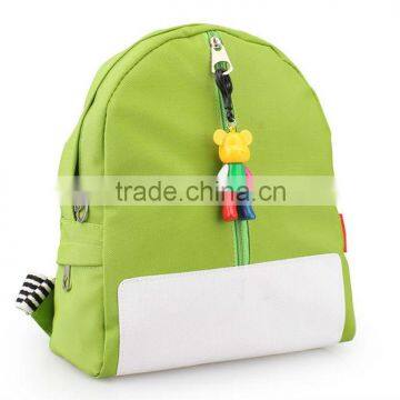 2016 China supplier factory price canvas backpack younger school bag for girls outdoor fancy bag