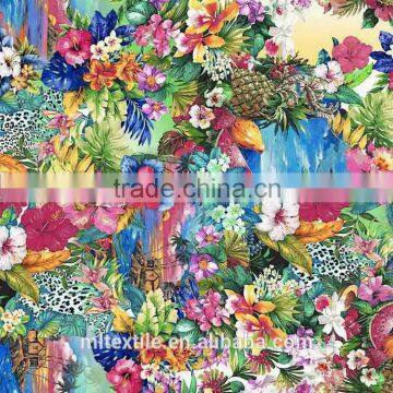 Digital Print Viscose Fabric / Rayon Fabric Price photo-2