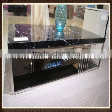 Black Marquina Marble Inlay Table Top