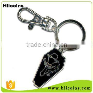 Promotional Manufacturer Wholesale Custom Metal Coffin Keychain