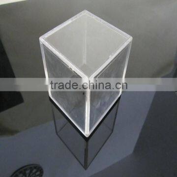 Smooth and high transparent acrylic square box