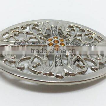 Round Belt Buckle Antique Brass Belt Buckle Mini Belt Buckle photo-3