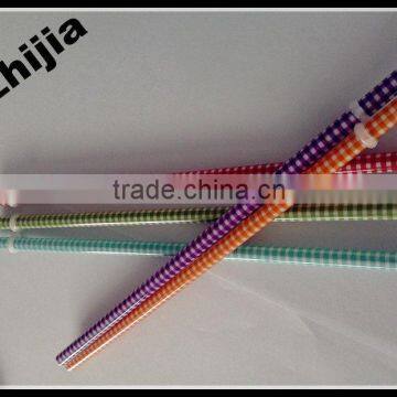 Colourful BPA Free decorative drinking straws for bar