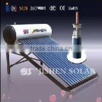 Green Energy Heat Pipe Pressurized Solar Water Heater